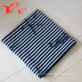 China Factory Wholesale Stripe Blue And white Thick Customized Towels With Tassels